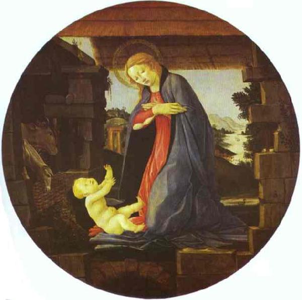 Sandro Botticelli The Virgin Adoring Child